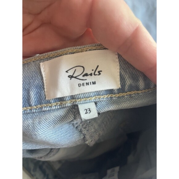 RAILS The Highland Denim Midi Skirt in Light Wash Cargo Size 23 - Picture 8 of 8